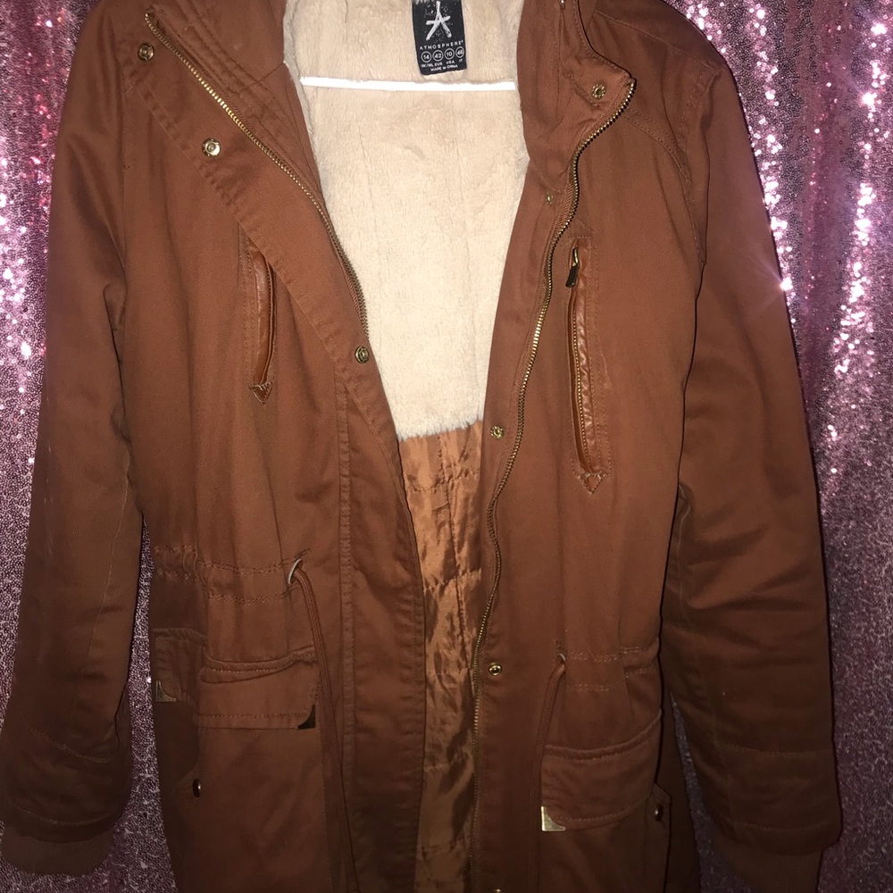 Long fur coat